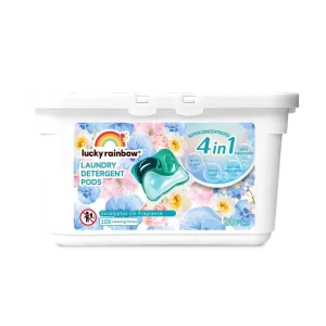 OEM 3 in 1 High Efficiency Laundry Detergent Pods Concentrated Washing Capsules Deep Cleaning Eco friendly Laundry Pacs