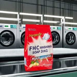 OEM 400g High Efficient Chinese Manufacturer Laundry Detergent Rich Foam Washing Powder Perfume Fragrance Easy Remove Disposable