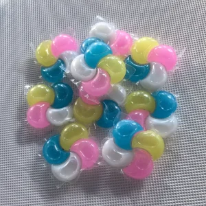 OEM 5 in 1 Laundry Pods Disposable Condensation Beads with Lasting Fragrance for Apparel Detergent