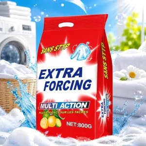 OEM 800g High Foam Laundry Detergent Washing Powder Detergent Lemon Frafrance Laundry Detergent Powder From China