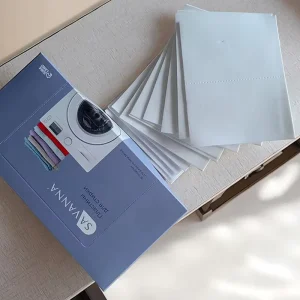 OEM Custom Eco Friendly 7*11cm Disposable High Foam Laundry Detergent Washing Sheets 11ml Concentrated 80% Active Tablets