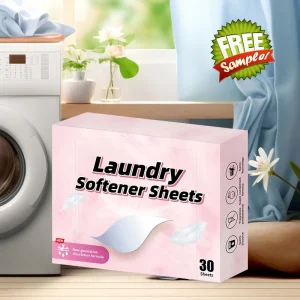 OEM Custom Eco-Friendly Fabric Softener Sheets Disposable Soft Gentle Skin Longest Lasting for Clothes Gentle Apparel Detergent