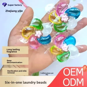 OEM Custom Laundry Tablets Clothes Protection Stain Removal Laundry Beads Fragrance Beads Concentrated Laundry Capsul