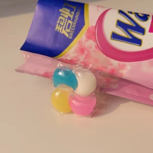 OEM Disposable Eco Friendly 4 Chamber Apparel Washing Capsule 5 in 1 All in One Laundry Pod Liquid Powder Fragrance Beads