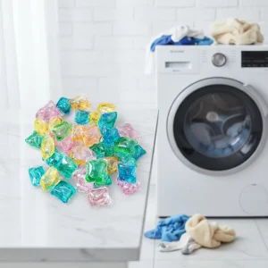OEM Disposable Lasting Smell Water Soluble 8g Laundry Pods Bulk Washing with Special Packaging for Men and Women Gel Shape
