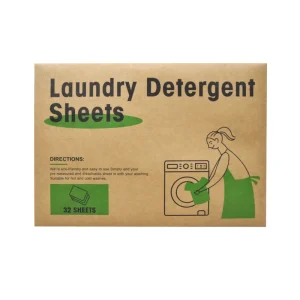 OEM Eco Friendly Biodegradable Super Concentrated Laundry Detergent Sheet
