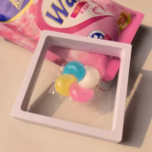 OEM Eco Friendly Disposable Liquid Multi Cavity Laundry Pods Smell Gel Beads for Apparel Washing Machine Bulk Packs Capsules