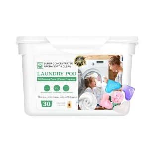 OEM Eightfold Concentrate Laundry Gel 5in1 Clothes Washing Apparel Detergent Pods Disposable Liquid Laundry Soap Capsules