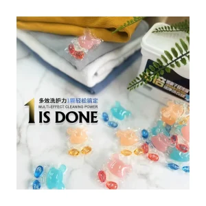OEM Factory Cloth Washing Cleaning Laundry Detergent Pods Disposable Liquid Gain Flings Detergent Soap Capsules High Efficiency