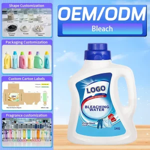 OEM Factory Liquid Bleach Detergent for Apparel Whitening Yellow Removal Detergent Personal Care Household Cleaning