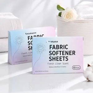 OEM Fresh Rose Dryer Sheets Fabric Softener Gentle Skin Friendly Laundry Scented Sheets