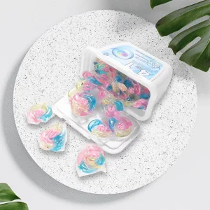 OEM High Efficiency 4 Chamber Laundry Soap Detergent Pods Laundry Softener Sterilizes 4in1 Hypoallergenic Washing Capsules
