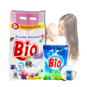 OEM High Foam Lavender Floral Scent Disposable Super White Detergent Soap Powder Laundry Detergent For Clothes