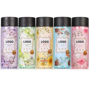 OEM LOGO Eco Friendly Scent Booster Beads Retain Fragrance for 12 Weeks Laundry Detergent 200g Bottle Laundry Bucket