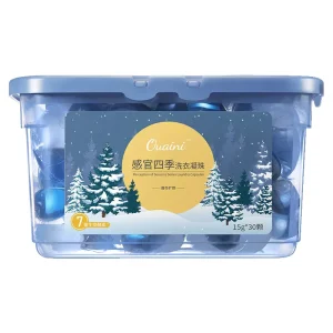 OEM Laundry Detergent Soap Beads Washing Pods Capsule Manufacturer HE 3 in 1 Tough Stain Removal Laundry Gel Ball Pacs