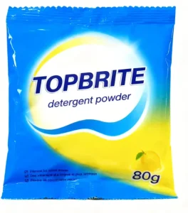 OEM Laundry Detergent Washing Powder With Small Sachet 80g High Foam Deep Cleaning Washing Soap Powder