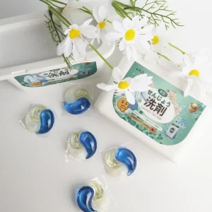 OEM Manufacture Laundry Detergent Pods Household Washing Detergent Capsules 3 in 1 Yicun Detergent Pods
