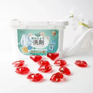 OEM Manufacturer Active Enzyme 4 in 1 Laundry Capsule Pods Oil Stain Remove Disposable Washing Capsules