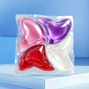 OEM ODM 22g Large Niche Perfume Laundry Pods 8X Deep Clean Color Protect Softener Free Sample Hotel Sportswear Underwear Wash