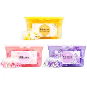 OEM ODM 3 in 1 Eco Friendly Apparel Use Household Cleaning Laundry Detergent Pods Customized Floral Fragrance Disposable