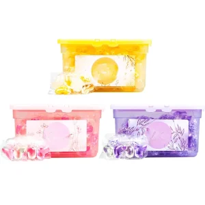OEM ODM 3 in 1 Household Cleaning Laundry Detergent Pods Customized Lotus Shape Capsule with Long Lasting Fragrance Disposable