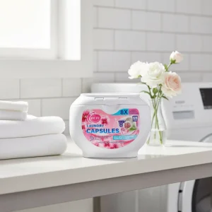 OEM ODM 5 in 1 8g Laundry Pods PVA Film Cleaning Detergent Capsules Eco Friendly for Clothes Washing Apparel