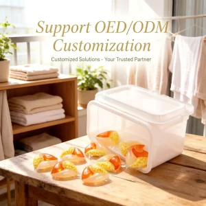 OEM ODM Disposable Eco Friendly Apparel Multi Effect 3 in 1 5 in 1 Laundry Detergent Pods Custom Fragrance