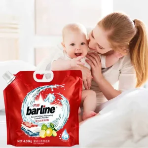 OEM ODM Eco Friendly 4.58KG Lemon Scent Powerful Stain Removal Laundry Powder Gentle Hand Wash Detergent for