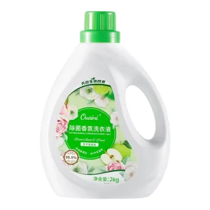 OEM ODM Laundry Detergent Liquid Mite Stain Removal Apple & Peach Washing Liquid Fabric Care Customized Private Label