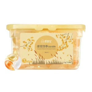 OEM ODM Laundry Detergent Soap Beads Washing Pods Capsule Manufacturer 3 in 1 Stain Removal Laundry Gel Ball Pacs