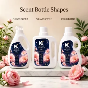 OEM ODM Liquid Laundry Detergent High Concentration Multi Color Floral Fragrance Laundry Liquid with Softener
