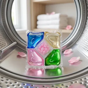 OEM ODM Powerful Cleaning in One Pod for Laundry 5 in 1 Biodegradable Detergent Capsules