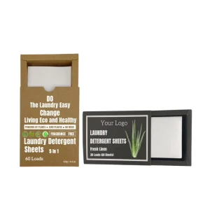 OEM ODM Source Factory Washing Paper Sheets Detergent Strips Laundry Detergent Sheet for Hotel Hospital