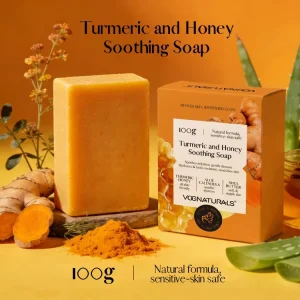 OEM ODM Turmeric and Honey Solid Soap Natural Brightening Gentle Cleansing Soothing Skin Face & Body Wash 100g Bar Soap