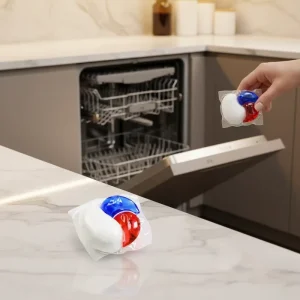 OEM Pack 15g 3 in 1 Eco Friendly Phosphate free Dish Wash Detergent Pods