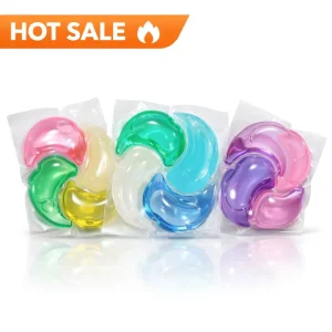 OEM Private Label Eco Friendly Liquid Hand Laundry Pods Smell Gel Beads Washing Machine Bulk Packs Capsules for Apparel