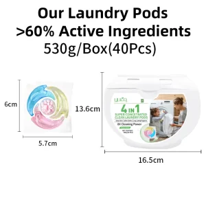 OEM Private Label Laundry Detergent Capsules Washing Pods Laundry Detergent Soap Laundry Condensate Scent Beads Laundry Pods
