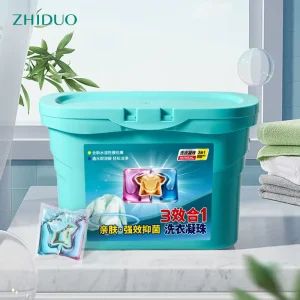 OEM Private Label ZHIDUO Liquid Laundry Detergent Soap Detergent Capsule Pods Pods Anti-bacterial Concentrated Laundry Beads