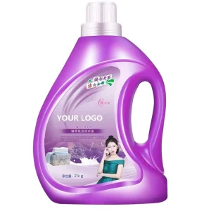 OEM White Biological Enzyme Eco Friendly Deep Stain Removing Lavender Scented Liquid Laundry Detergent
