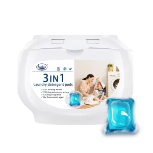 Oem Odm Bulk Laundry Detergent Capsule 3 in 1 Beads Washing Detergent Pods