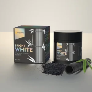 Onugesmile Black Activated Charcoal Powder Teeth Toothpaste Fresh Mint Stain Remover Bleach Teeth Whitening Powder Home Use