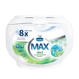 Oradess Eco Friendly 4 in 1 High Efficiency Laundry Detergent Pods for Deep Cleaning Stain Removal Long Lasting Fresh Fragrance