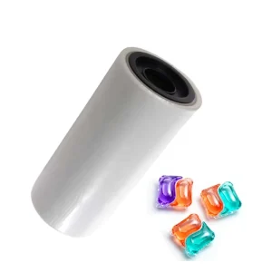 PVA Material Cold Water Soluble Film for Double Chambers Laundry Capsule Pods Package