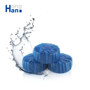 Popular Useful Blue Bubble Bleach Block Solid Automatic Toilet Cleaner Block Toilet Bowl Cleaner