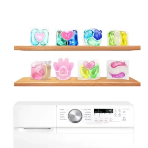 Portable Disposable Organic Laundry Detergent Pods Bulk 8 Times Stain Removal Long Lasting Natural Scent for Apparel Washing