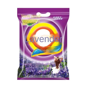 Portable Lavender Washing Powder Large Bags Over 2.00kg for Family and Hotel Home Machine Washes