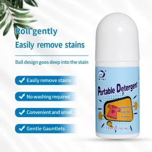 Portable STAIN ROL Liquid Detergent Oil and Stain Removal Pen for Clothes Convenient Portable Stain Removal Ball