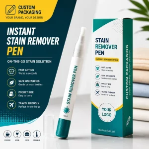 Portable Stain Remover Pen for Laundry Clothes and Fabrics Quick Easy Spot Cleaner for Travel Home and Office