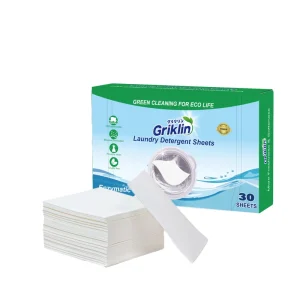 Powerful Bio Based Enzymes Laundry Detergent Sheets Gentle Sensitive Skin Fresh Linen Solid Liquidless Plastic Free