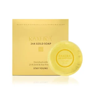Private Label 24K Gold Bar Soap for Deep Cleansing and Luminous Skin